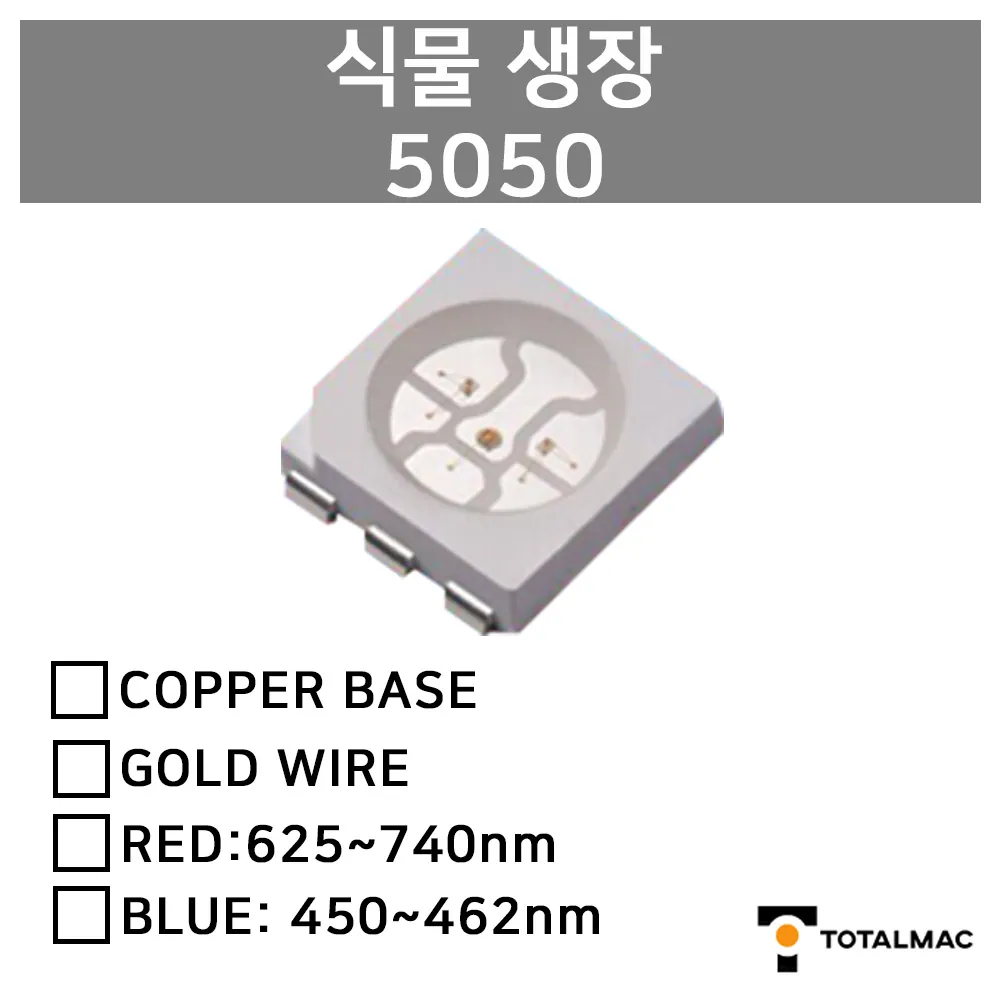 식물생장 5050 LED 칩